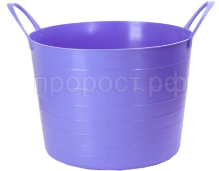 Корзина мягкая 27л сиреневый М2881 /10шт/М-пласт