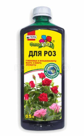 ФлорГумат для Роз и цветущих кустарников 0,5л