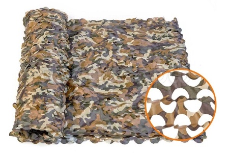 Сетка маскировочная Камуфляж (Россия) 2*6м /12393/ПРОРОСТ