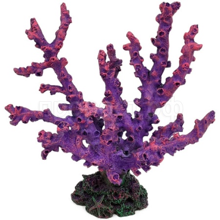 Коралл искусственный Монтипора фиолетовый 180*115*190мм/74004180/Триол