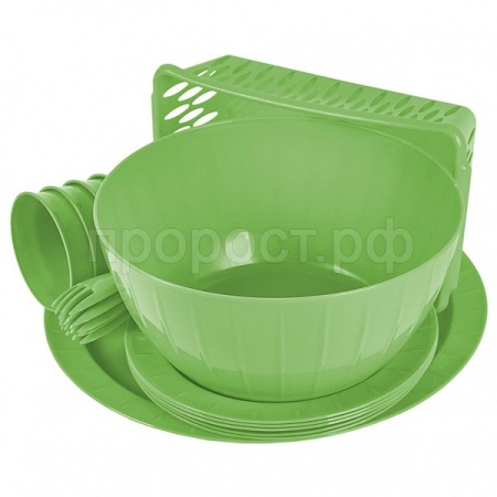 Набор д/пикника Vanilla 5 персон (18 предметов) фисташковый SE1810/4шт/ПР Набор д/пикника Vanilla 5 персон (18 предметов) фисташковый SE1810/4шт/ПР