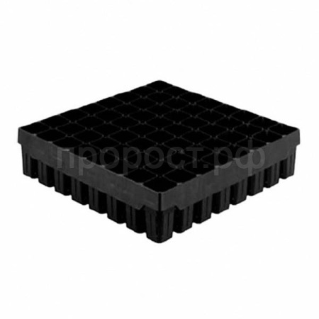 Кассета д/рассады на 64 ячеек 40*40см стандарт /25шт/РС Кассета д/рассады на 64 ячеек 40*40см стандарт /25шт/РС