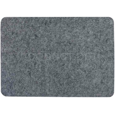 Коврик придверный 40*60см VORTEX "Slim" влаговп. ребристый подложка tpr серый 24385/15шт/Профит