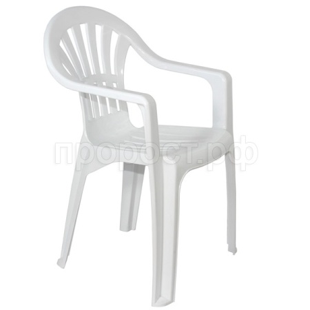 Кресло Уют белый до 100кг /05037 