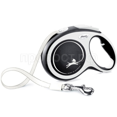 Рулетка Флекси Комфорт L ремень 8м на 50кг черная/43820/20/Евро Рулетка Флекси Комфорт L ремень 8м на 50кг черная/43820/20/Евро