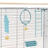 Клетка д/птиц ЛОРА-3 ECO 58*40*126см (укомплект) 3 секции бирюзовая/4612/Дарэлл