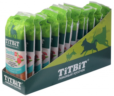 Лакомство С Дентал+трубочка с мясом индейки д/мини пород/20шт/013991