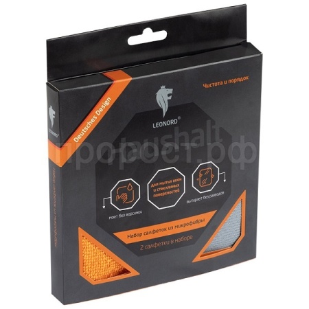 Салфетка д/стекла (2шт набор) микрофибра 30*30см 104909 Салфетка д/стекла (2шт набор) микрофибра 30*30см 104909