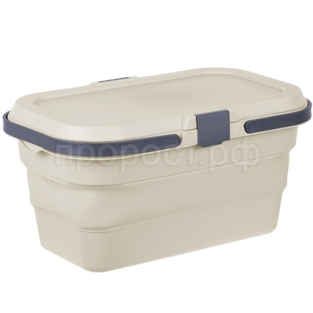 Корзина д/пикника ФЛЕКС 16л складная латте М1239 /3шт/М-пласт Корзина д/пикника ФЛЕКС 16л складная латте М1239 /3шт/М-пласт