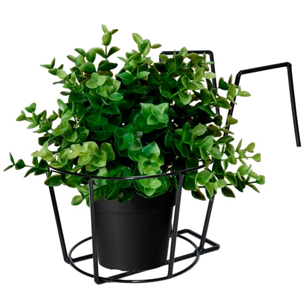 Подставка РЗДИ Балконная под Кашпо черная Подставка РЗДИ Балконная под Кашпо черная