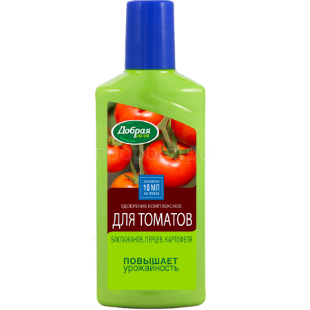 Добрая Сила 250мл для томатов, баклажанов, перцев Добрая Сила 250мл для томатов, баклажанов, перцев