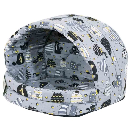 Лежанка Лукошко поролоновая хлопок  МИКС 42*34*18см/DONBARON Лежанка Лукошко поролоновая хлопок  МИКС 42*34*18см/DONBARON