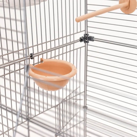 Клетка д/птиц ЛОРА-3 ECO 58*40*126см (укомплект) 3 секции бежевая/4612/Дарэлл