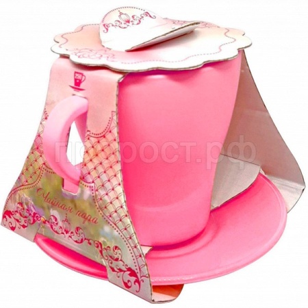 Чайная пара Апрель розовый /2649-Н7