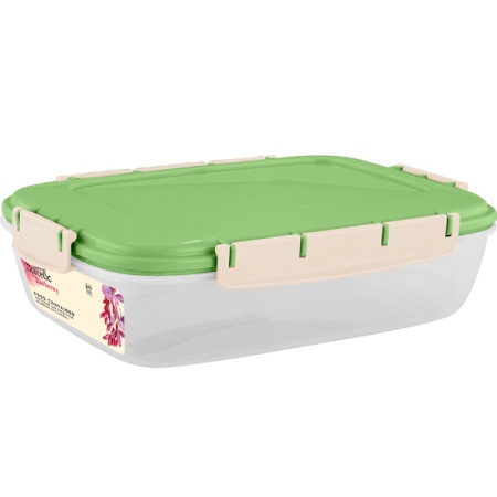 Контейнер д/прод. 1,3л Barberry прямоугольный герметичный фисташковый SE2246 /12шт/ПР  Контейнер д/прод. 1,3л Barberry прямоугольный герметичный фисташковый SE2246 /12шт/ПР