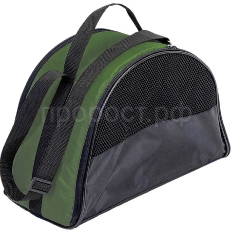 Сумка переноска ЧИП Конверт-Полукруг №0 расклад.с карм. и ремнем 37*17*23см зеленая/9055зел/Дарэлл Сумка переноска ЧИП Конверт-Полукруг №0 расклад.с карм. и ремнем 37*17*23см зеленая/9055зел/Дарэлл