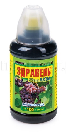 Здравень Аква Виноград 0,5л с мерным стаканом