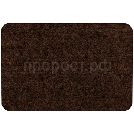 Коврик придверный 40*60см VORTEX "Slim" влаговп. ребристый подложка tpr коричневый 24384/15шт/Профит