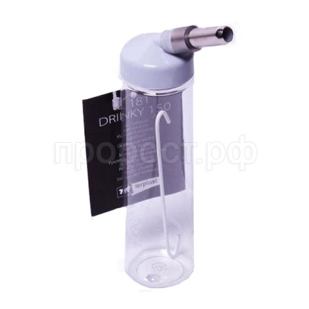 Поилка для грызунов  с шариком на крючках ВАКА150мл/49505