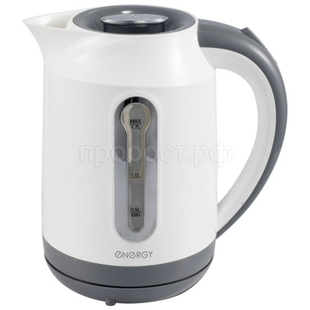 Чайник электр. 1,7л ENERGY диск, белый E-210/12шт/153085