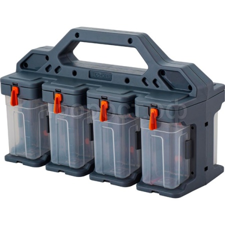 Органайзер д/мелочей 8 модульный 310*154*198 Expert серо-свинцовый BR3949 /5шт/ПР