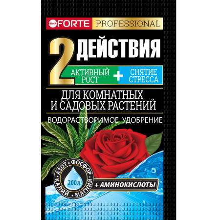 Бона Форте Комнатные и садовые растения с аминокислотами 100г Бона Форте Комнатные и садовые растения с аминокислотами 100г