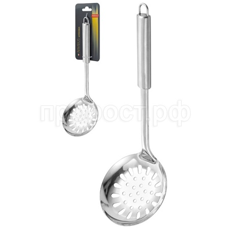 Шумовка NIMBUS нерж. сталь овальная ручка с подвесом 007414 /шт/ Mallony Шумовка NIMBUS нерж. сталь овальная ручка с подвесом 007414 /шт/ Mallony