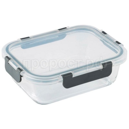 Контейнер Praktisch 1л жаропр стекла с крышкой с заж.пласт 106071 /12шт/ Leonord Контейнер Praktisch 1л жаропр стекла с крышкой с заж.пласт 106071 /12шт/ Leonord