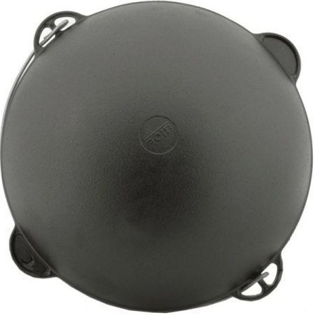 Казан татарский 12л чугунный D32 с крышкой-сковородой и дужкой  Казан татарский 12л чугунный D32 с крышкой-сковородой и дужкой