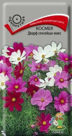 Космея Дварф сенсейшн микс 0,2г Космея Дварф сенсейшн микс 0,2г