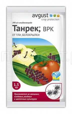 Танрек ОТ ТЛИ 1,5мл  ПАКЕТ 200шт Август