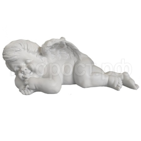 Фигура Ангел спящий (белый) L36W19H13см 718268/A123