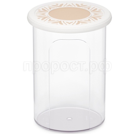 Емкость д/сыпуч. прод. 1,4л Эстетика бело-бежевый М8732 /12шт/ Альтерн Емкость д/сыпуч. прод. 1,4л Эстетика бело-бежевый М8732 /12шт/ Альтерн