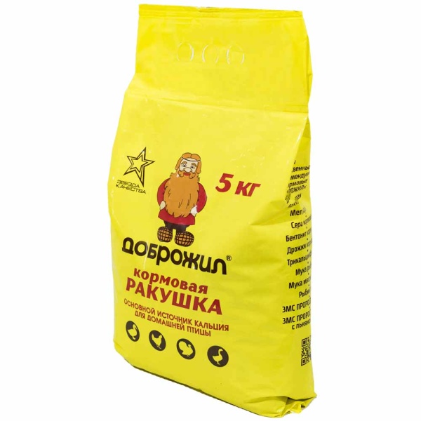 Ракушка ДОБРОЖИЛ 5 кг Ракушка ДОБРОЖИЛ 5 кг