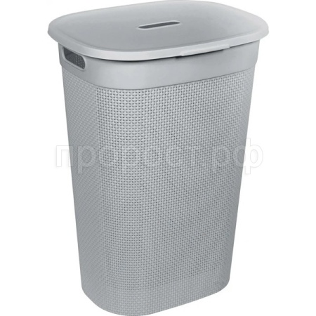 Корзина д/белья OSLO 55л с крышкой и ручками серый шторм PT1334СШ-6 /6шт/ПТ Корзина д/белья OSLO 55л с крышкой и ручками серый шторм PT1334СШ-6 /6шт/ПТ