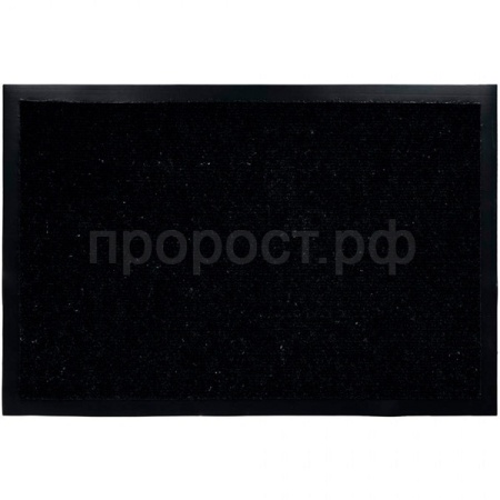 Коврик придверный 60*90см VORTEX "TRIP" влаговп. ребристый черный 24196/15шт/Профит