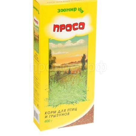 Корм для птиц и грызунов Просо 400гр Корм для птиц и грызунов Просо 400гр