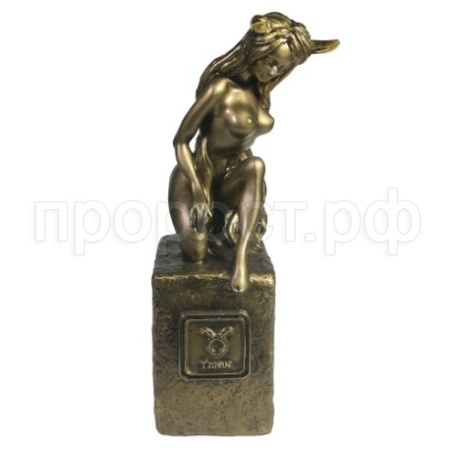 Фигура Знак зодиака Телец (золото) L11W10Н24см 713602/I040