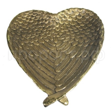 Фигура Подставка Крылья ангела (золото) L23W20H3,5см 713478/D056