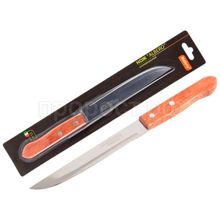 Нож универсальный ALBERO MAL-03AL 15см нерж.сталь с деревянной рукояткой 005167/12шт/Mallony