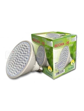 Фитолампа ВЕСНА-20 для растений 7Вт Е27 1шт Фитолампа ВЕСНА-20 для растений 7Вт Е27 1шт