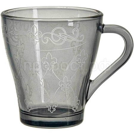 Кружка Французская лилия графит 250мл /1649-Н7Г /20шт/ДК