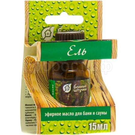Эфирное масло Банные штучки 15мл ель 30008 Эфирное масло Банные штучки 15мл ель 30008